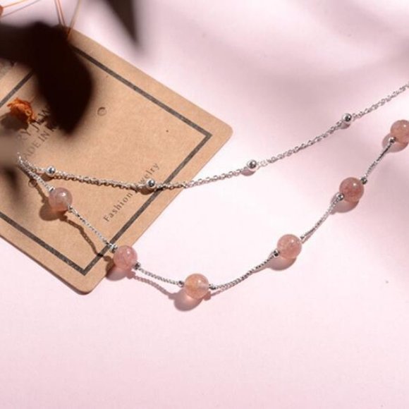 *NEW 925 Sterling Silver Crystal Layered Bracelet - Picture 5 of 6